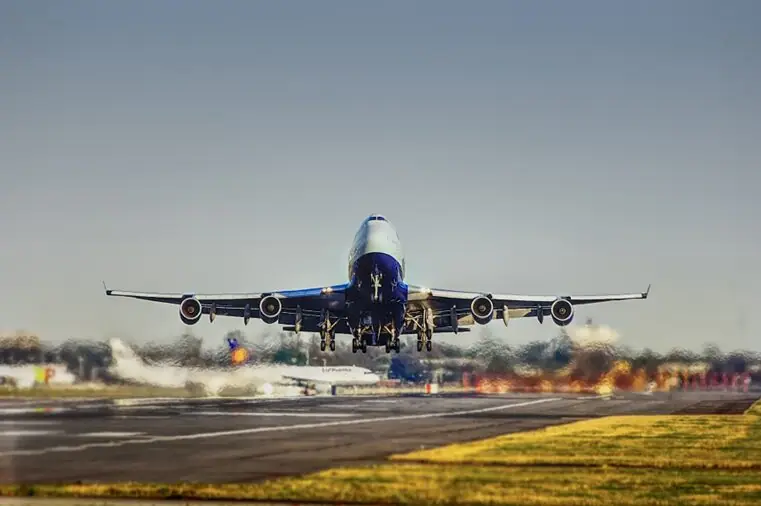 Cargo being delivered via air freight